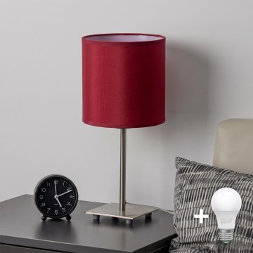 Brilagi - LED-laualamp NUBILA 1xE27/60W/230V pompeji punane