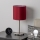 Brilagi - LED-laualamp NUBILA 1xE27/60W/230V pompeji punane