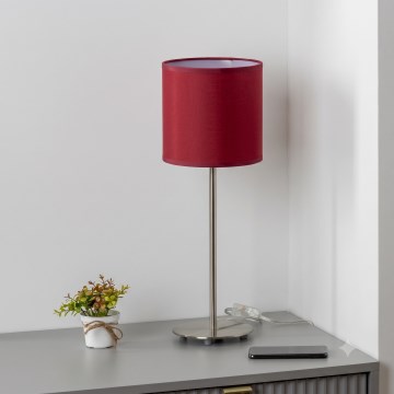 Brilagi - LED laualamp NUBILA 1xE27/60W/230V pompeji punane