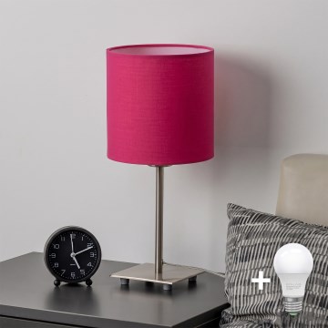 Brilagi - LED laualamp NUBILA 1xE27/60W/230V roosa