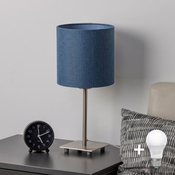 Brilagi - LED laualamp NUBILA 1xE27/60W/230V tumesinine