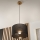 Brilagi - LED Lühter ANTHONY 1xE27/60W/230V tamm/must