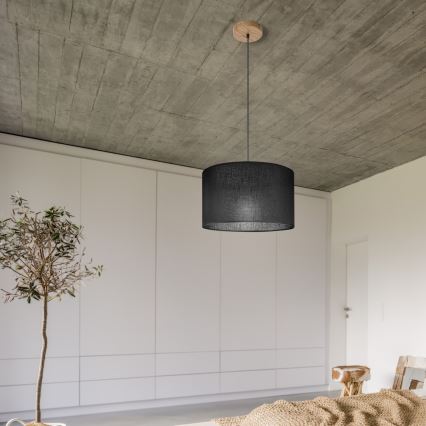 Brilagi - LED Lühter ANTHONY 1xE27/60W/230V tamm/must