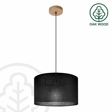 Brilagi - LED Lühter ANTHONY 1xE27/60W/230V tamm/must
