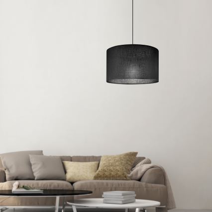 Brilagi - LED Lühter ANTHONY 1xE27/60W/230V tamm pähklipuu/must