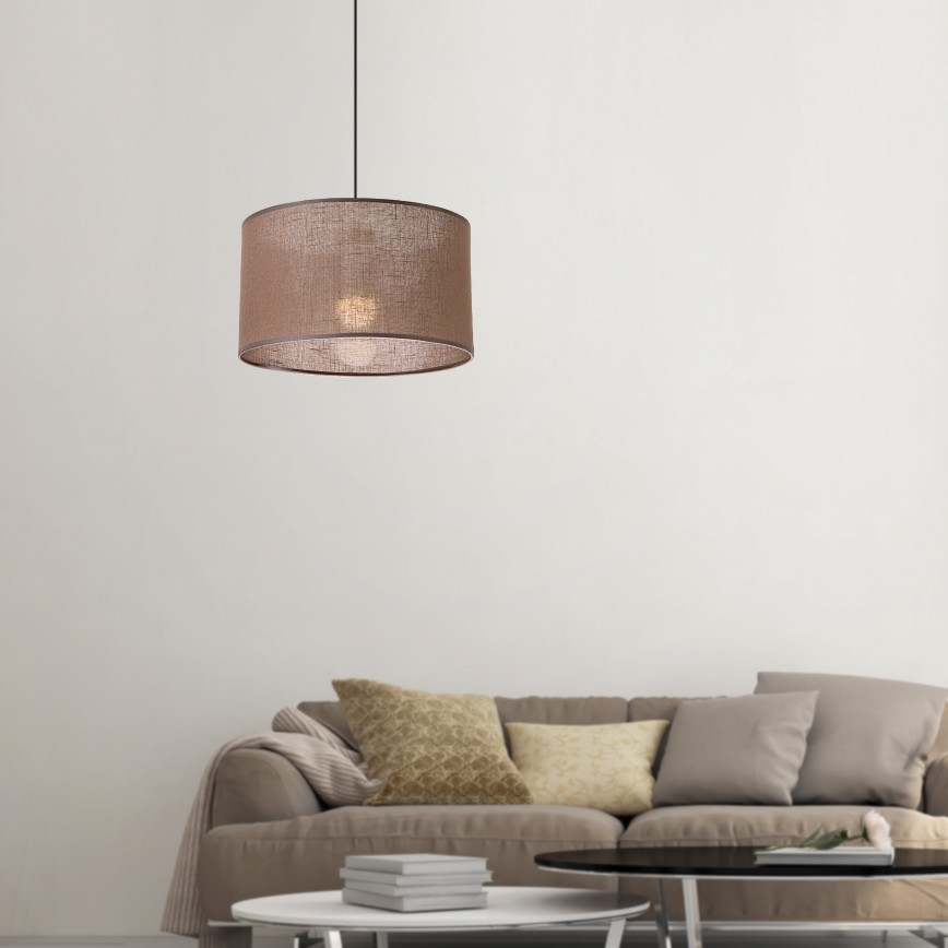 Brilagi - LED Lühter ANTHONY 1xE27/60W/230V tamm/pruun