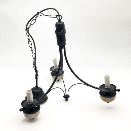 Brilagi - LED Lühter COTTAGE 3xE14/40W/230V pöök/valge