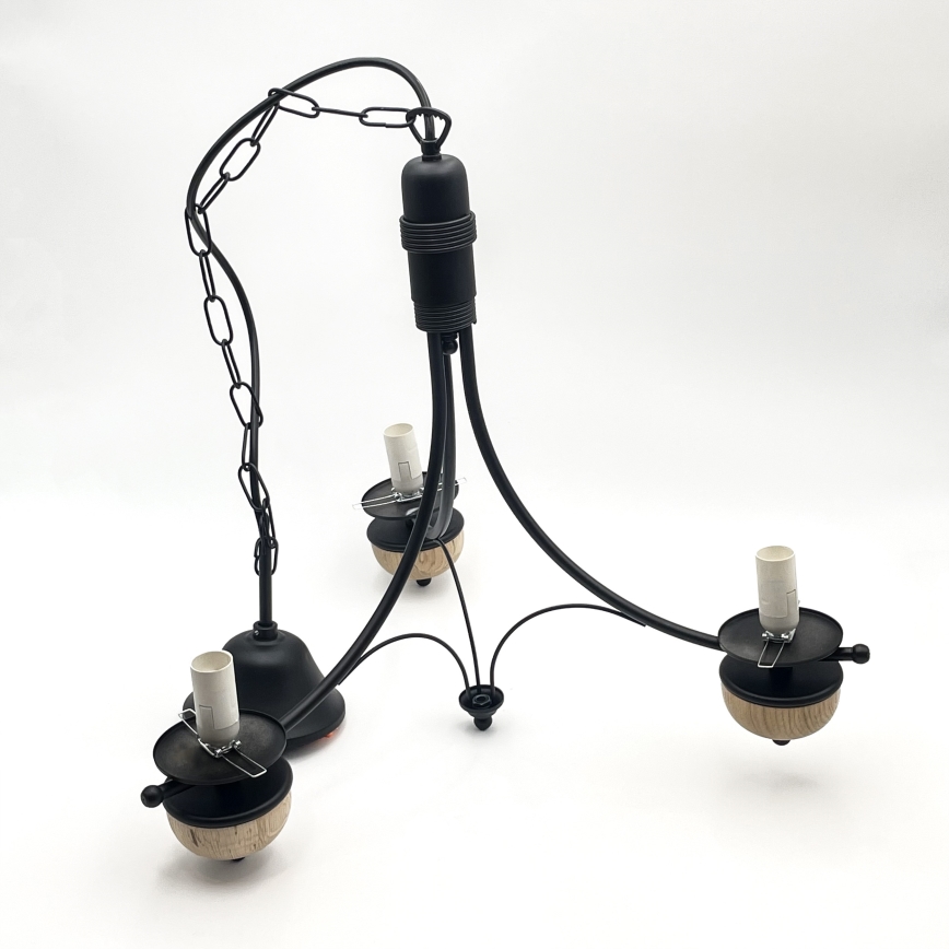 Brilagi - LED Lühter COTTAGE 3xE14/40W/230V pöök/valge