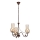 Brilagi - LED Lühter COTTAGE 3xE14/40W/230V pruun