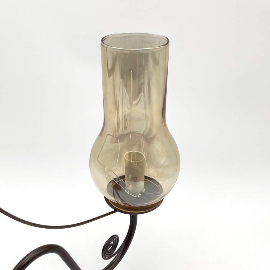 Brilagi - LED Lühter COTTAGE 3xE14/40W/230V pruun