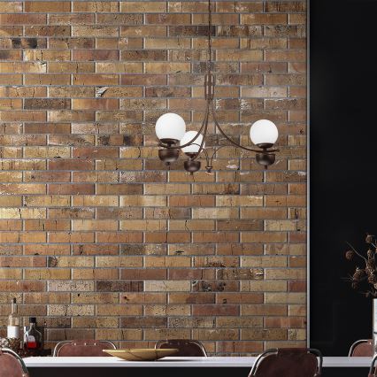 Brilagi - LED Lühter COTTAGE 3xG9/40W/230V tamm/valge