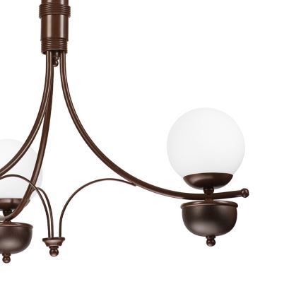 Brilagi - LED Lühter COTTAGE 3xG9/40W/230V tamm/valge