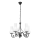 Brilagi - LED Lühter COTTAGE 5xE14/40W/230V must/valge