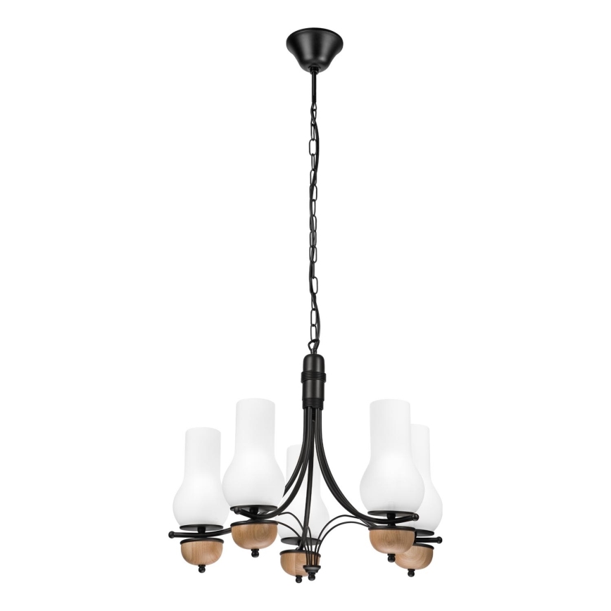 Brilagi - LED Lühter COTTAGE 5xE14/40W/230V pöök/valge