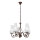 Brilagi - LED Lühter COTTAGE 5xE14/40W/230V pruun/valge