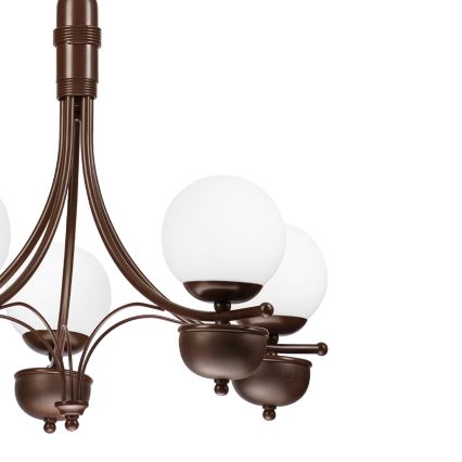 Brilagi - LED Lühter COTTAGE 5xG9/40W/230V tamm/valge