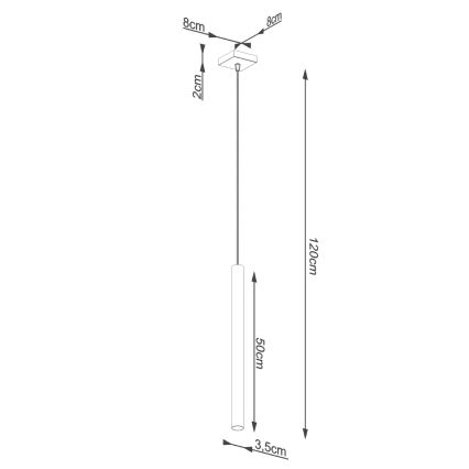 Brilagi - LED Lühter DRIFA 1xG9/4W/230V betoon