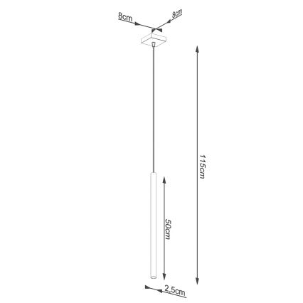 Brilagi - LED Lühter DRIFA 1xG9/4W/230V kuldne