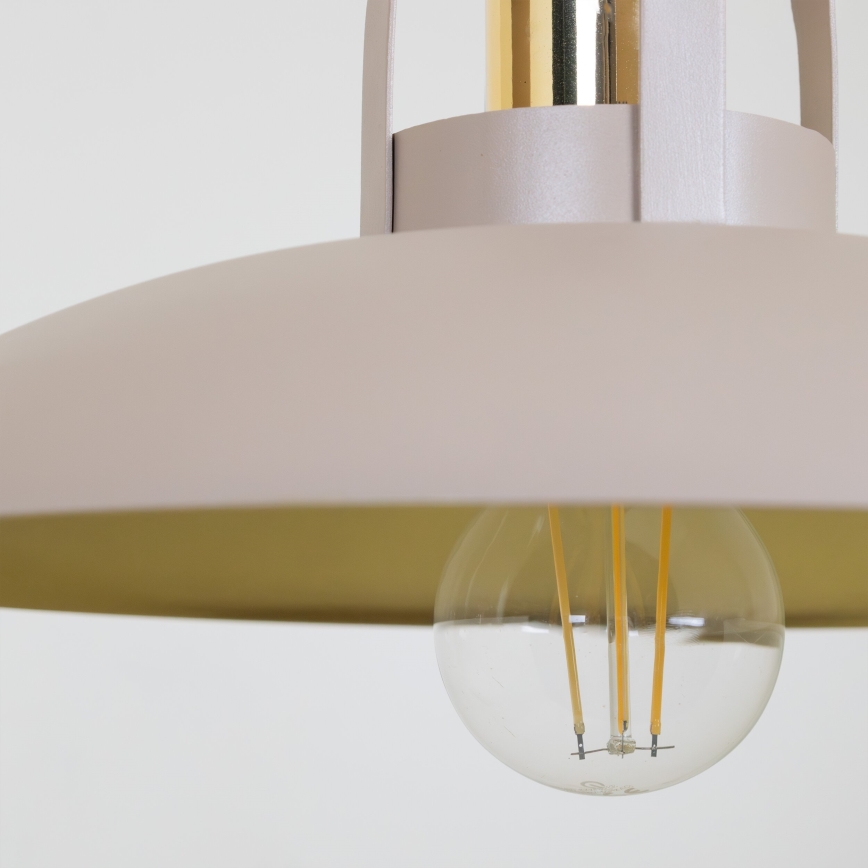 Brilagi - LED Lühter FLAMENGO 1xE27/60W/230V beež