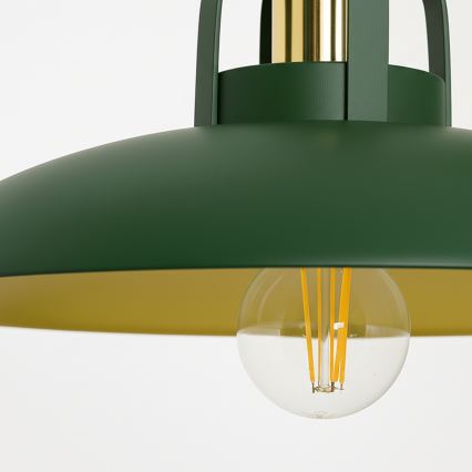 Brilagi - LED Lühter FLAMENGO 1xE27/60W/230V roheline