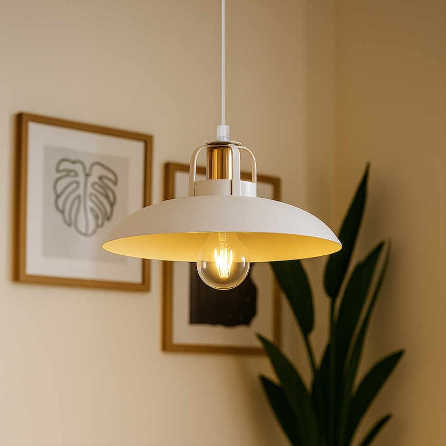 Brilagi - LED Lühter FLAMENGO 1xE27/60W/230V valge