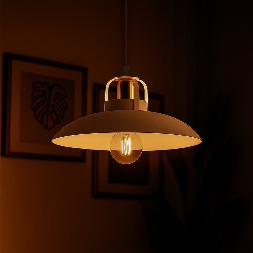 Brilagi - LED Lühter FLAMENGO 1xE27/60W/230V valge