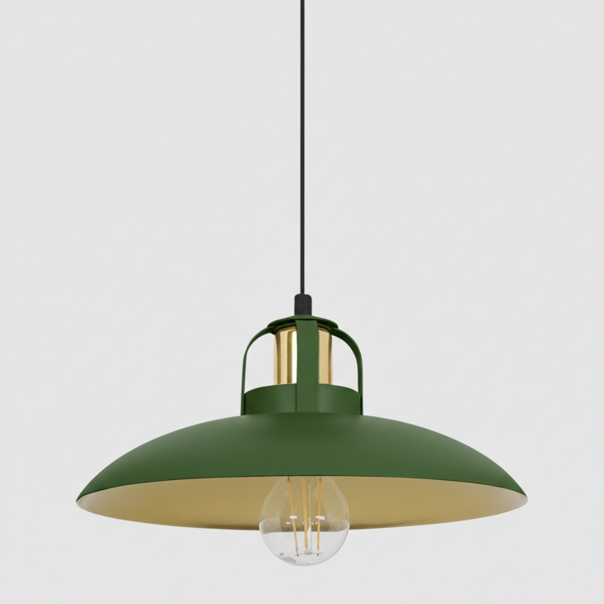 Brilagi - LED Lühter FLAMENGO 2xE27/60W/230V roheline