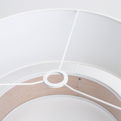 Brilagi - LED-lühter kaabliga CERIA 1xE27/40W/230V, Ø 50 cm, valge/beež