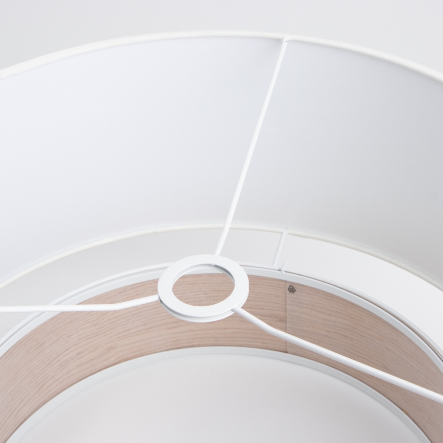 Brilagi - LED-lühter kaabliga CERIA 1xE27/40W/230V, Ø 50 cm, valge/beež