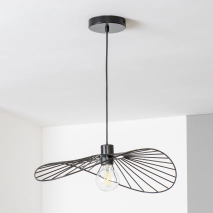 Brilagi - LED-lühter kaabliga CERIA WIRE 1xE27/40W/230V 40x56 cm must