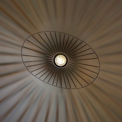 Brilagi - LED-lühter kaabliga CERIA WIRE 1xE27/40W/230V 40x56 cm must