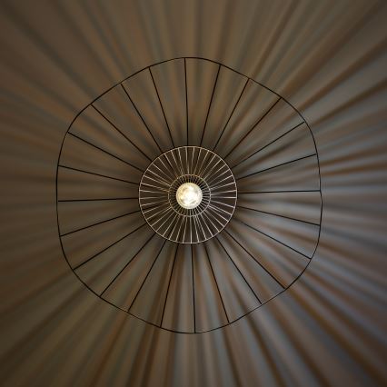 Brilagi - LED-lühter kaabliga CERIA WIRE 1xE27/40W/230V Ø 80 cm must