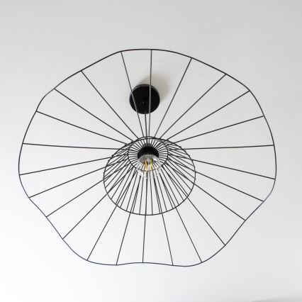 Brilagi - LED-lühter kaabliga CERIA WIRE 1xE27/40W/230V Ø 80 cm must