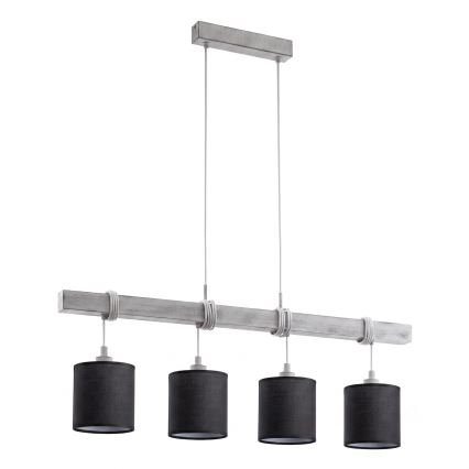 BRILAGI - LED-lühter kaabliga NUBILA 4xE27/60W/230V hall/must