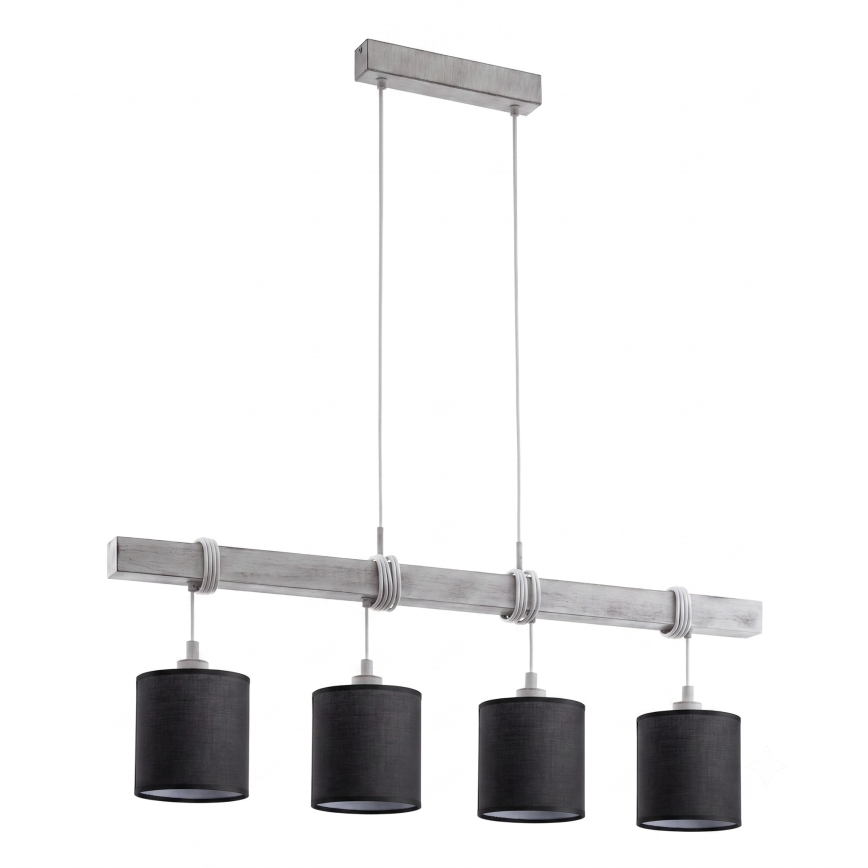 BRILAGI - LED-lühter kaabliga NUBILA 4xE27/60W/230V hall/must