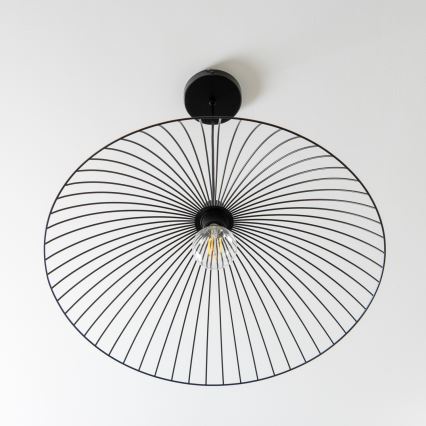 Brilagi - LED-lühter kaablil CERIA WIRE 1xE27/40W/230V Ø 60 cm, must