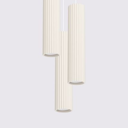 Brilagi - LED-lühter kaablil CRESTO 3xGU10/10W/230V kreemjas