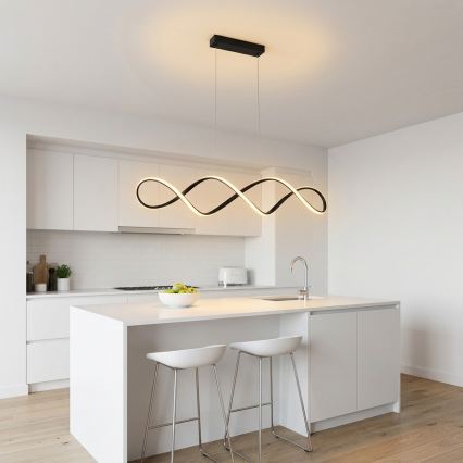 Brilagi - LED-lühter kaablil DNA LED/41W/230V 4100K must