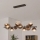 Brilagi - LED lühter kaablil MILLA 10xG9/3W/230V pruun/suitsune pruun