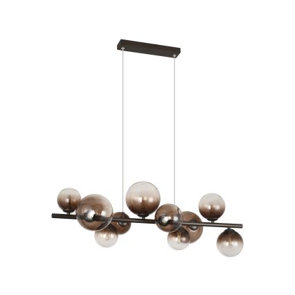 Brilagi - LED lühter kaablil MILLA 10xG9/3W/230V pruun/suitsune pruun