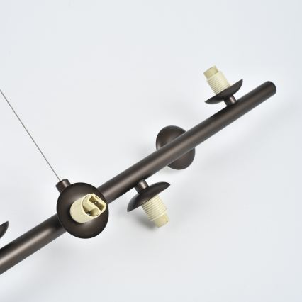 Brilagi - LED lühter kaablil MILLA 10xG9/3W/230V pruun/suitsune pruun