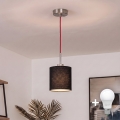 Brilagi - LED-lühter kaablil NUBILA 1xE27/60W/230V Ø 14 cm punane/must