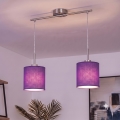 Brilagi - LED-lühter kaablil NUBILA 2xE27/60W/230V lilla