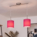 Brilagi - LED-lühter kaablil NUBILA 2xE27/60W/230V roosa