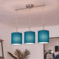 Brilagi - LED-lühter kaablil NUBILA 3xE27/60W/230V tumesinine