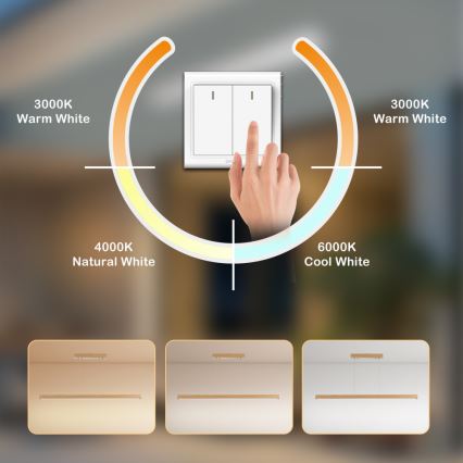 Brilagi - LED-lühter kaablil OAK LED/30W/230V 3000/4500/6000K tamm