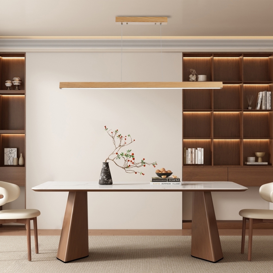 Brilagi - LED-lühter kaablil OAK LED/30W/230V 3000/4500/6000K tamm
