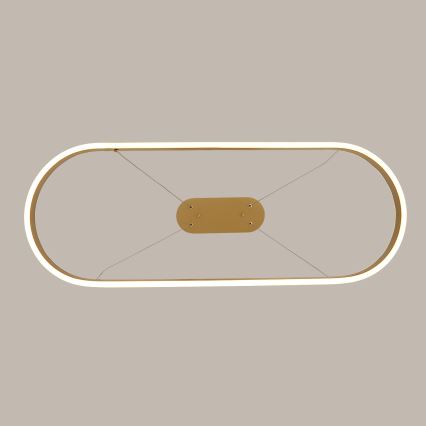 Brilagi - LED-lühter kaablil PONDIE LED/44W/230V 80x30 cm kuldne