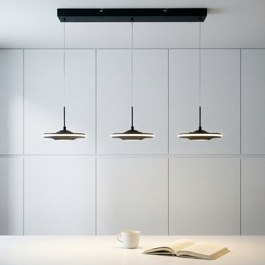 Brilagi - LED-lühter kaablil VERANO 3xLED/15W/230V