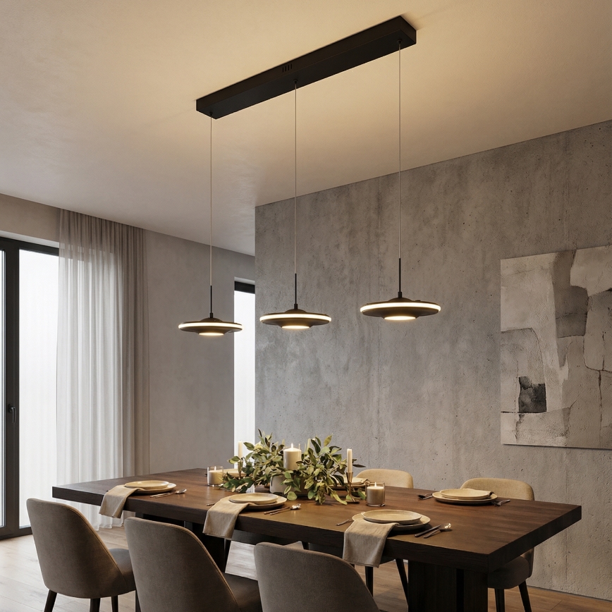 Brilagi - LED-lühter kaablil VERANO 3xLED/15W/230V